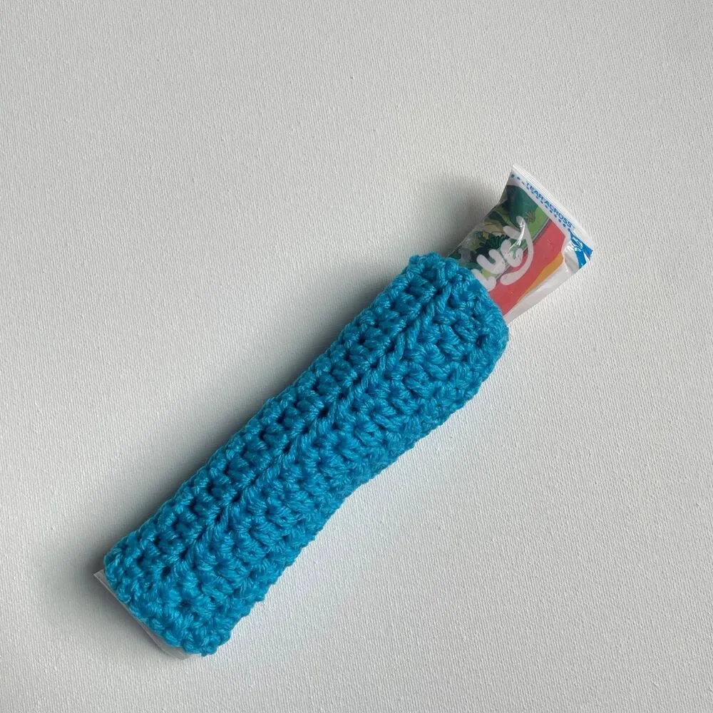 Set of 6 🍦 Handmade Crochet Ice Pop Sleeves – No More Cold Hands!